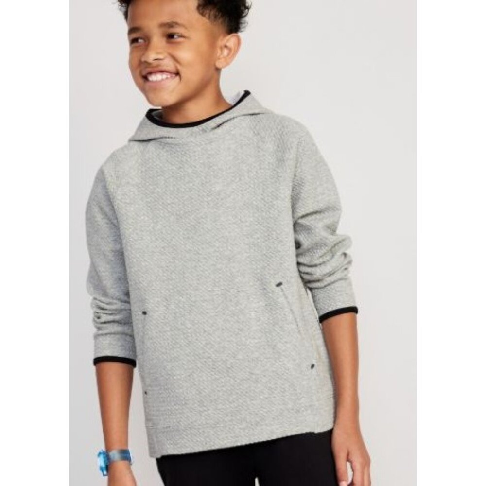 OLD NAVY textured dynamic fleece pullover hoodie size XL 14-16